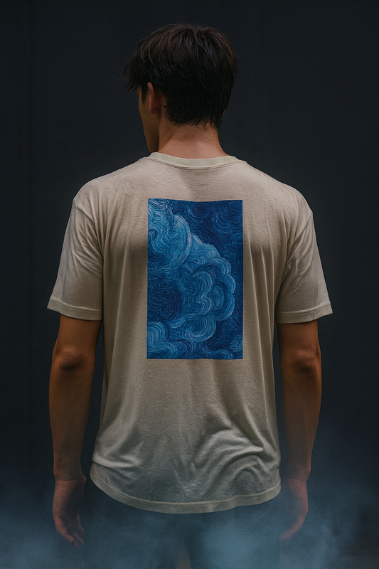 Blue Judgy fish Cotton Tee