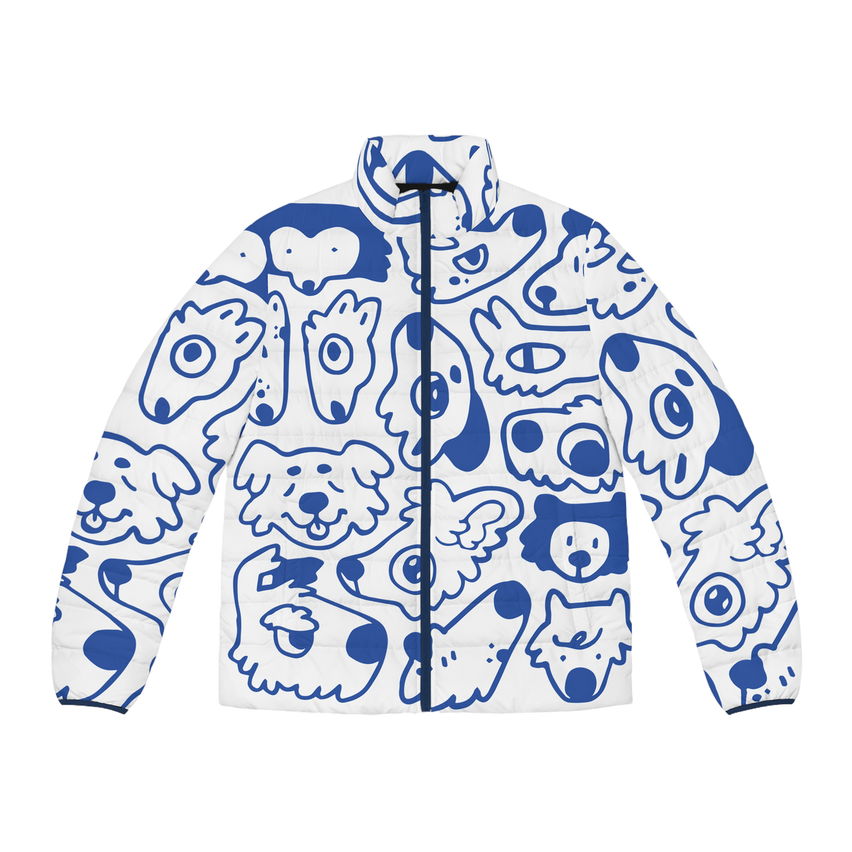 Wolf Pack Puffer Jacket (AOP)