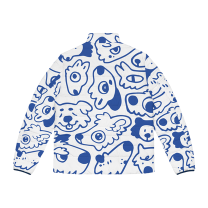 Wolf Pack Puffer Jacket (AOP)