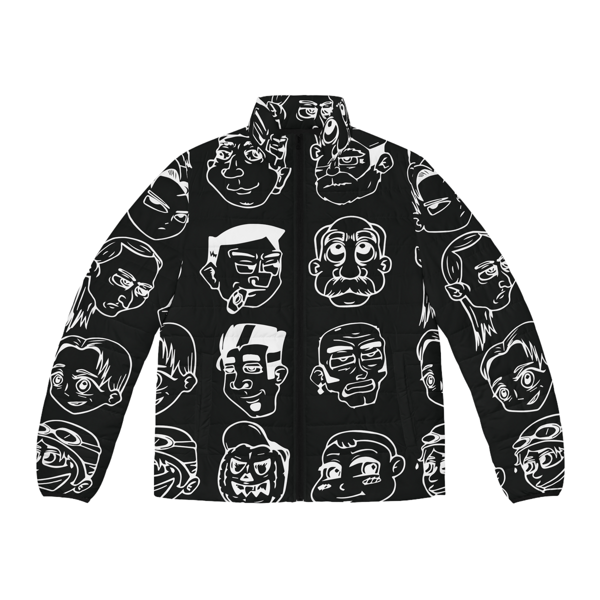 Character Collective Puffer Jacket (AOP)